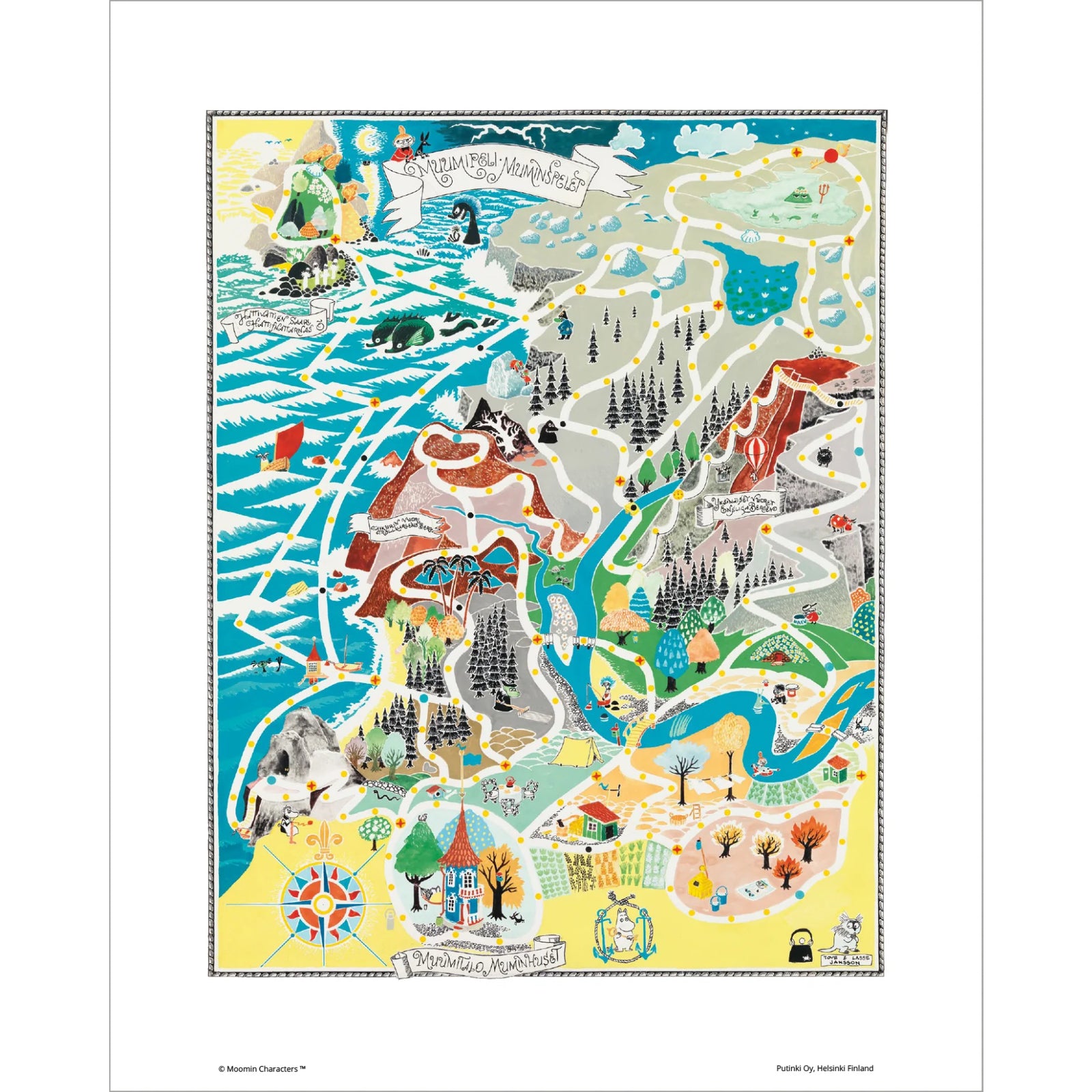 Moomin Poster Moomin Game Small