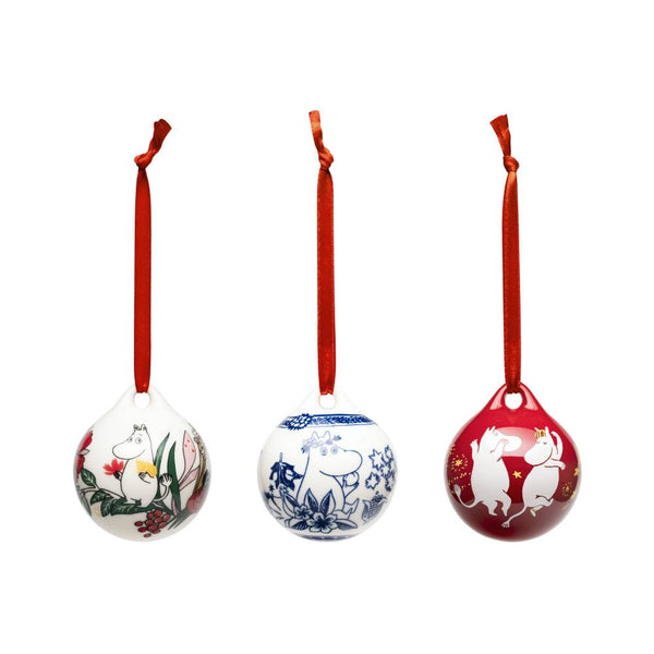 Moomin Festive Moments Annual Bauble 3 pieces