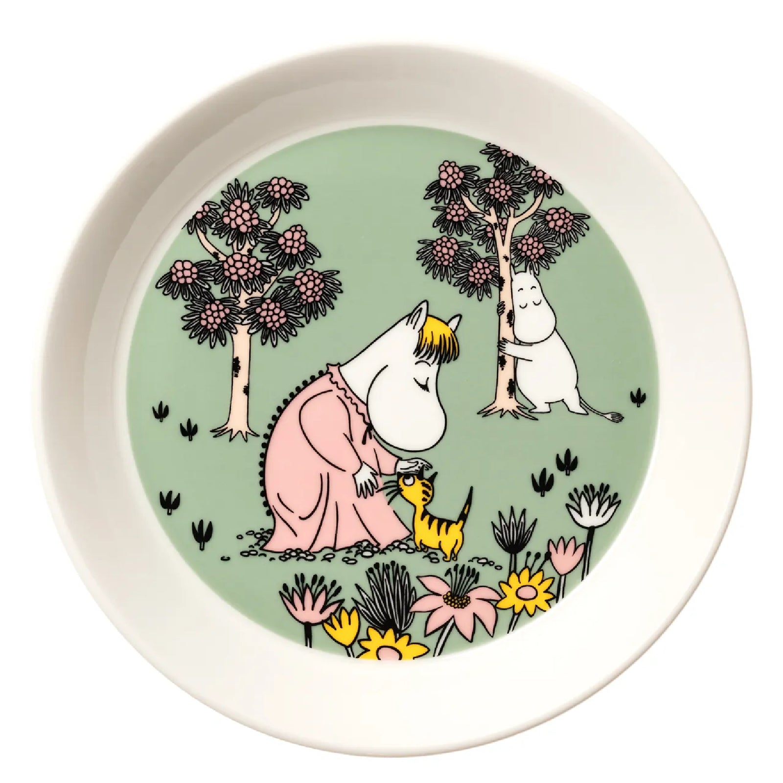Moomin Plate Loving Care Green