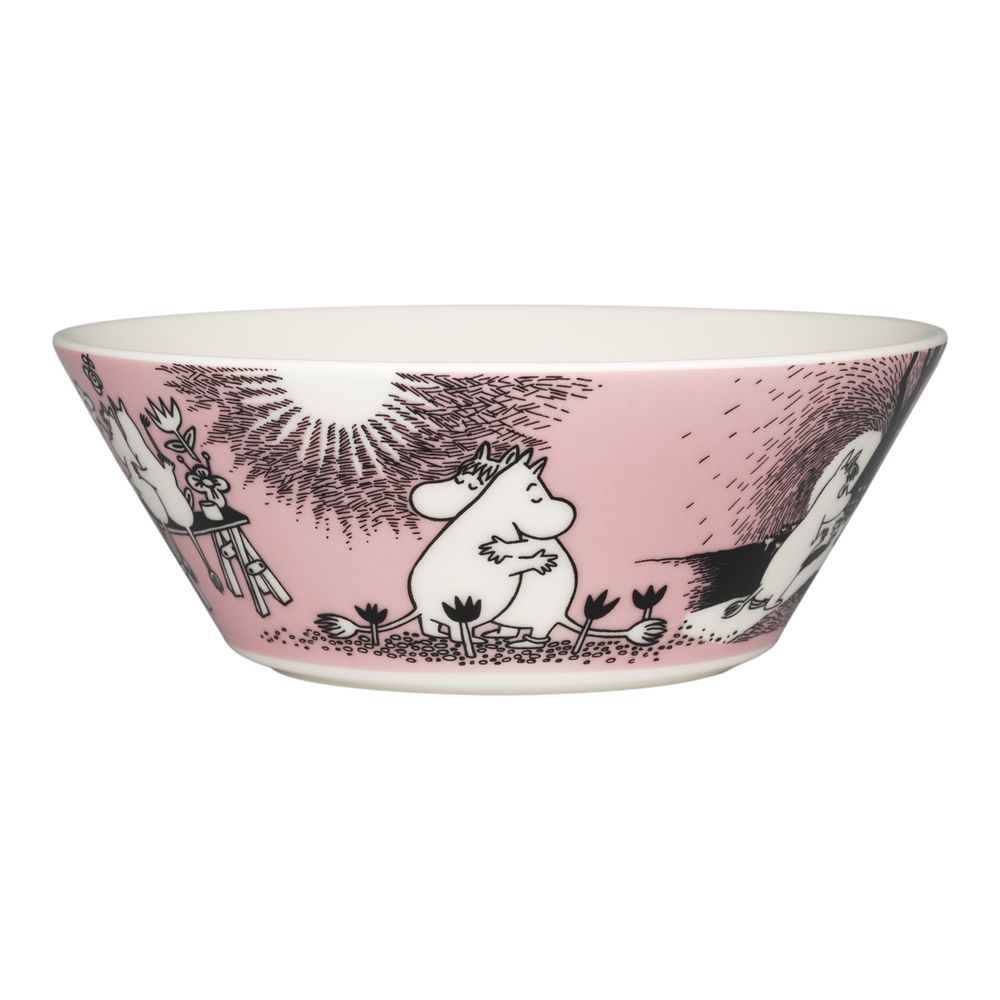 Moomin Love 30 Bowl 15cm Pink - The Official Moomin Shop