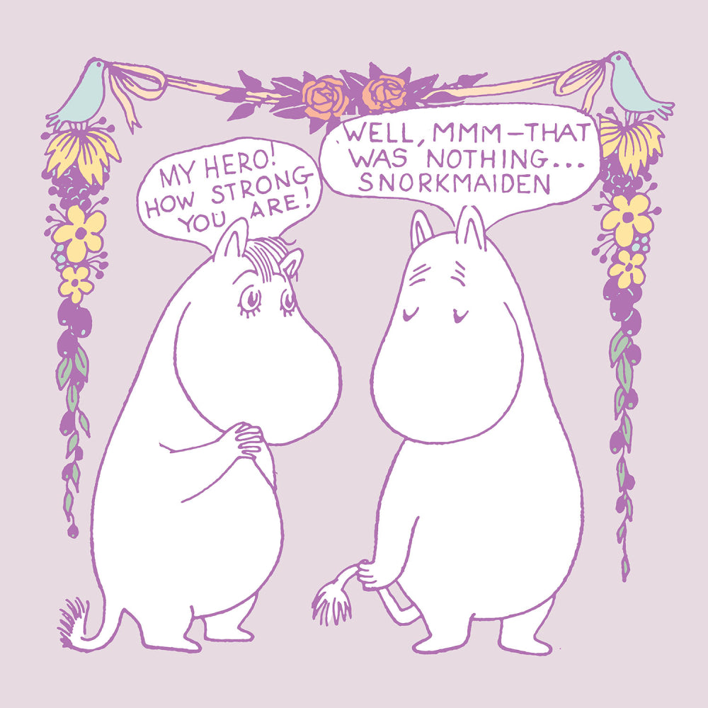 Greeting Card Moomintroll and Snorkmaiden