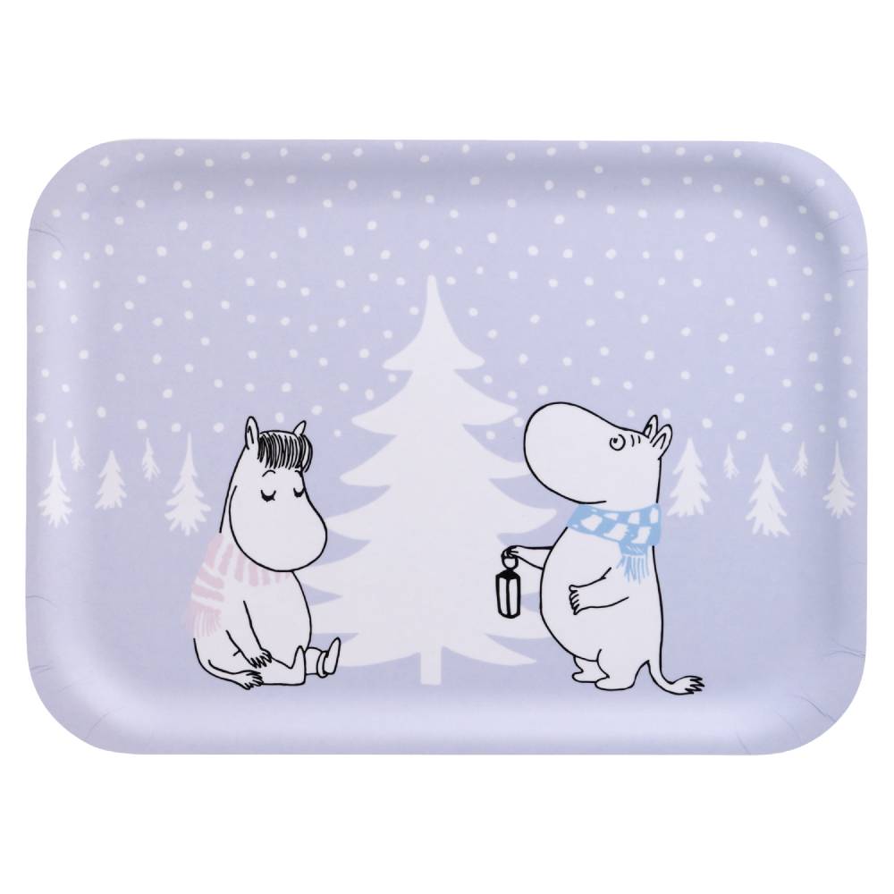 Moomin Snowfall Tray 27x20cm - The Official Moomin Shop