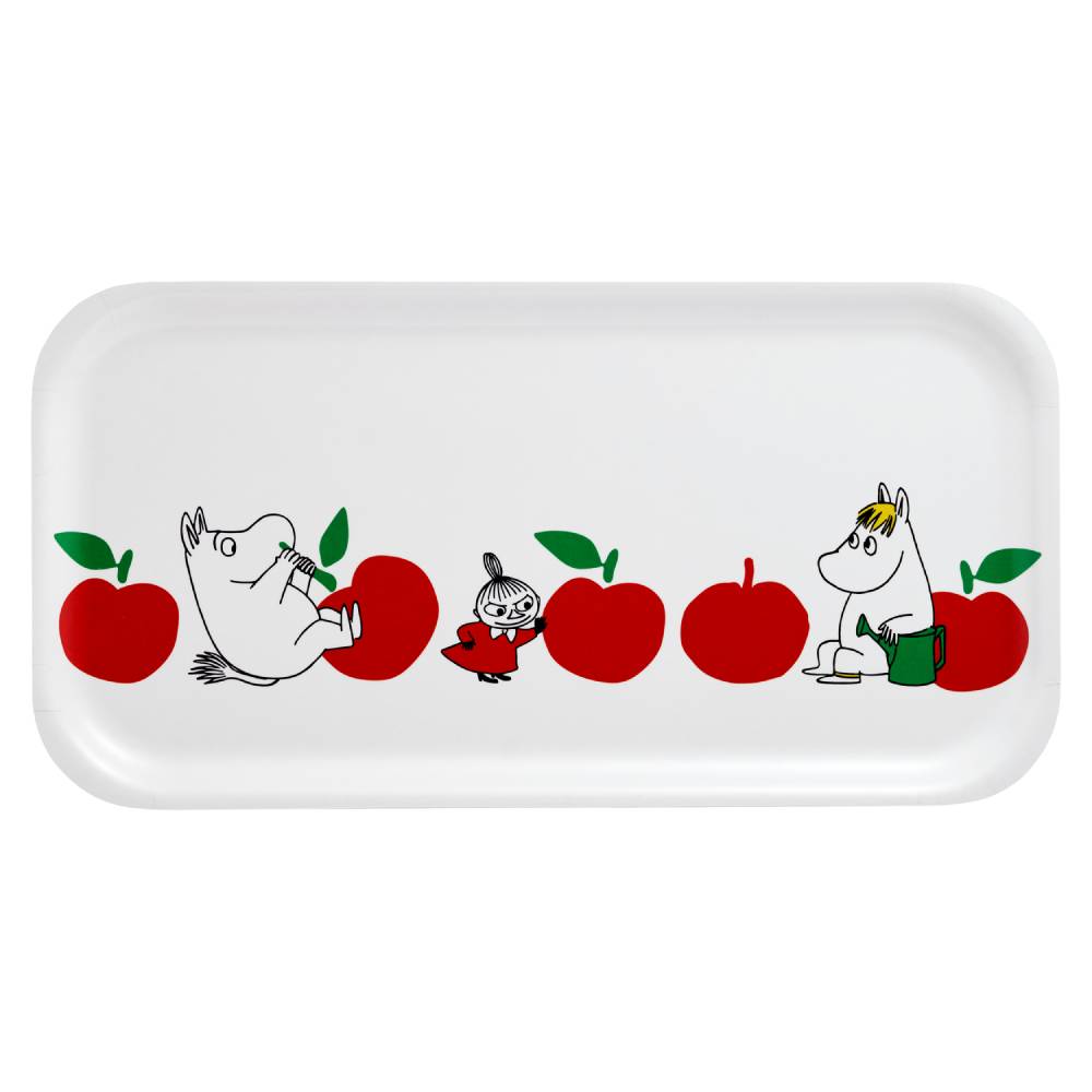 Moomin Joyfull Apples Tray 43x22cm - The Official Moomin Shop