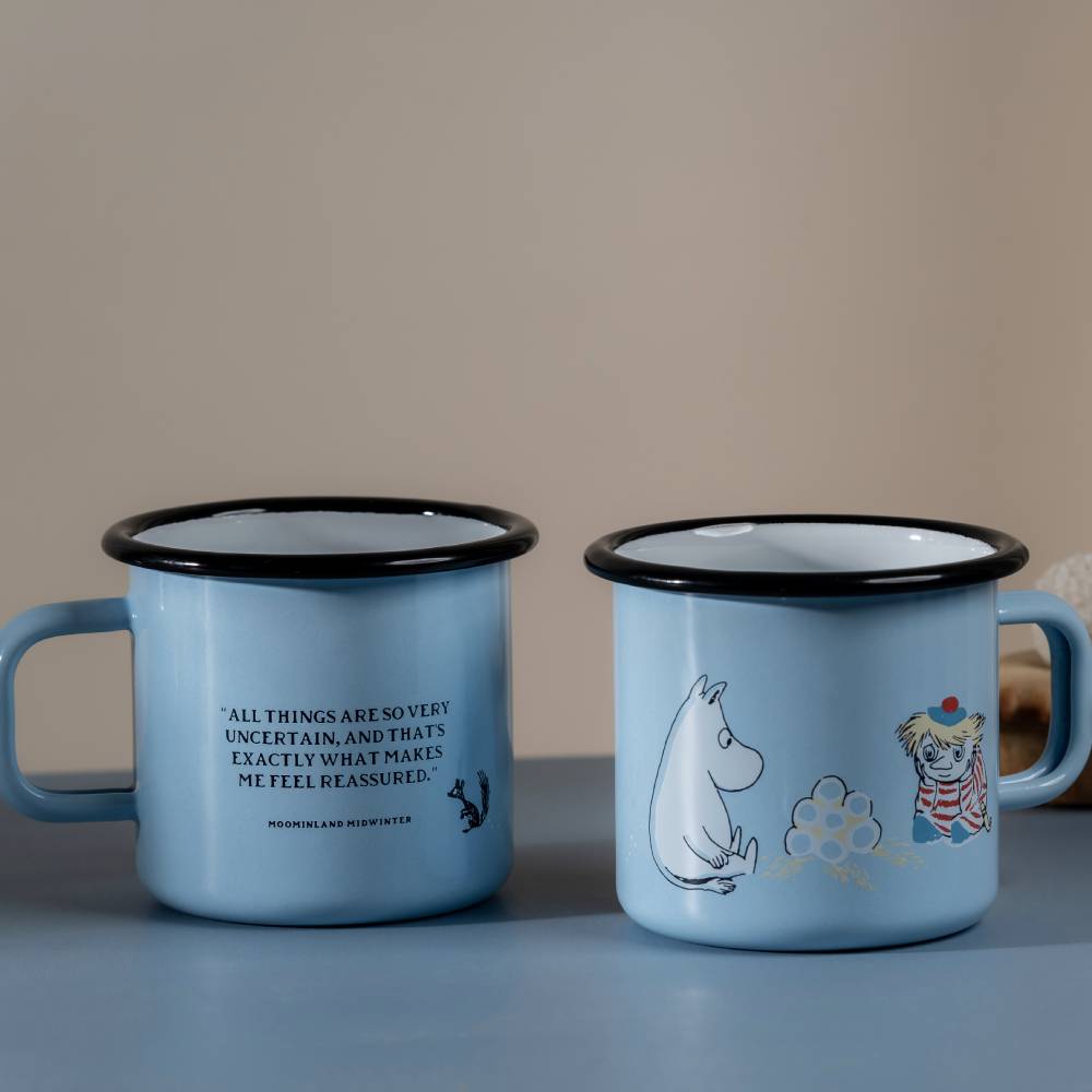 Moomin Enamel Mug 3.7 dl Dreamy Winter