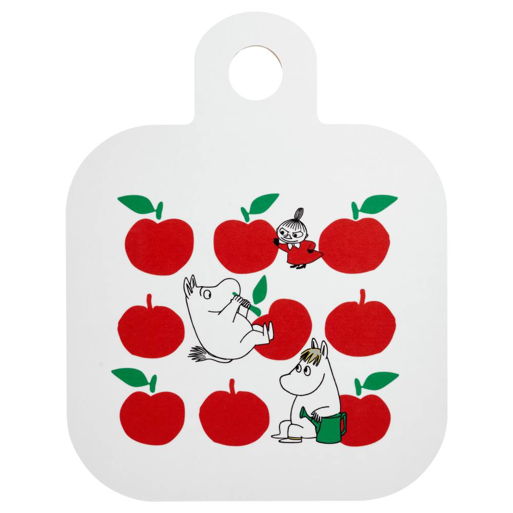 Moomin Joyfull Apples Cutting Board 25x32cm - The Official Moomin Shop