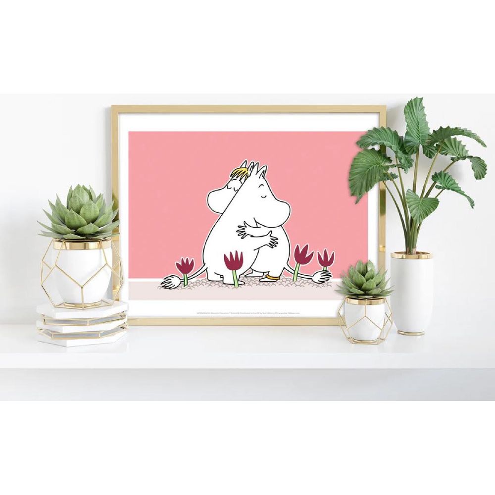 Art Print Hug Pink