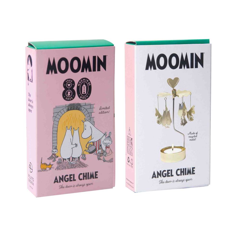 Moomin 80 Heart Rotary Candle Holder Gold