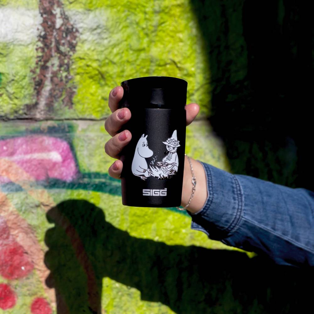 Moomin Miracle Thermal Mug 0.27L Black - The Official Moomin Shop
