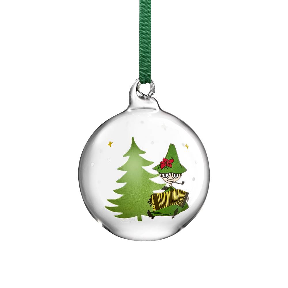 Moomin Spruce Glass Bauble 7cm - The Official Moomin Shop