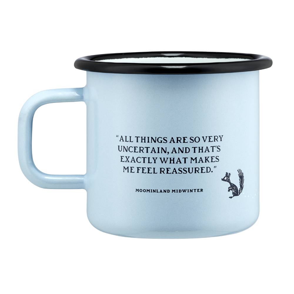 Moomin Enamel Mug 3.7 dl Dreamy Winter