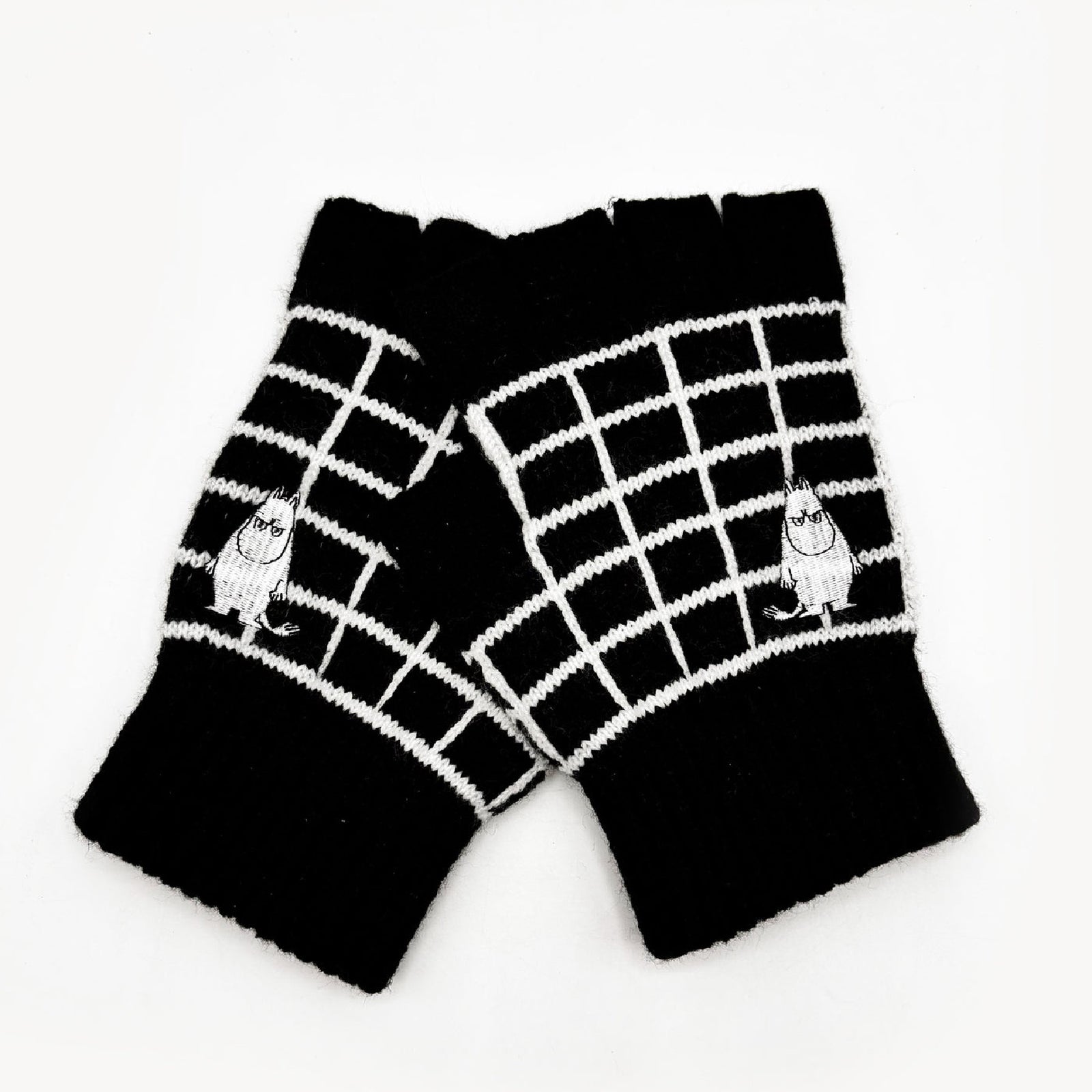 Moomin Fingerless Gloves Angry Moomintroll