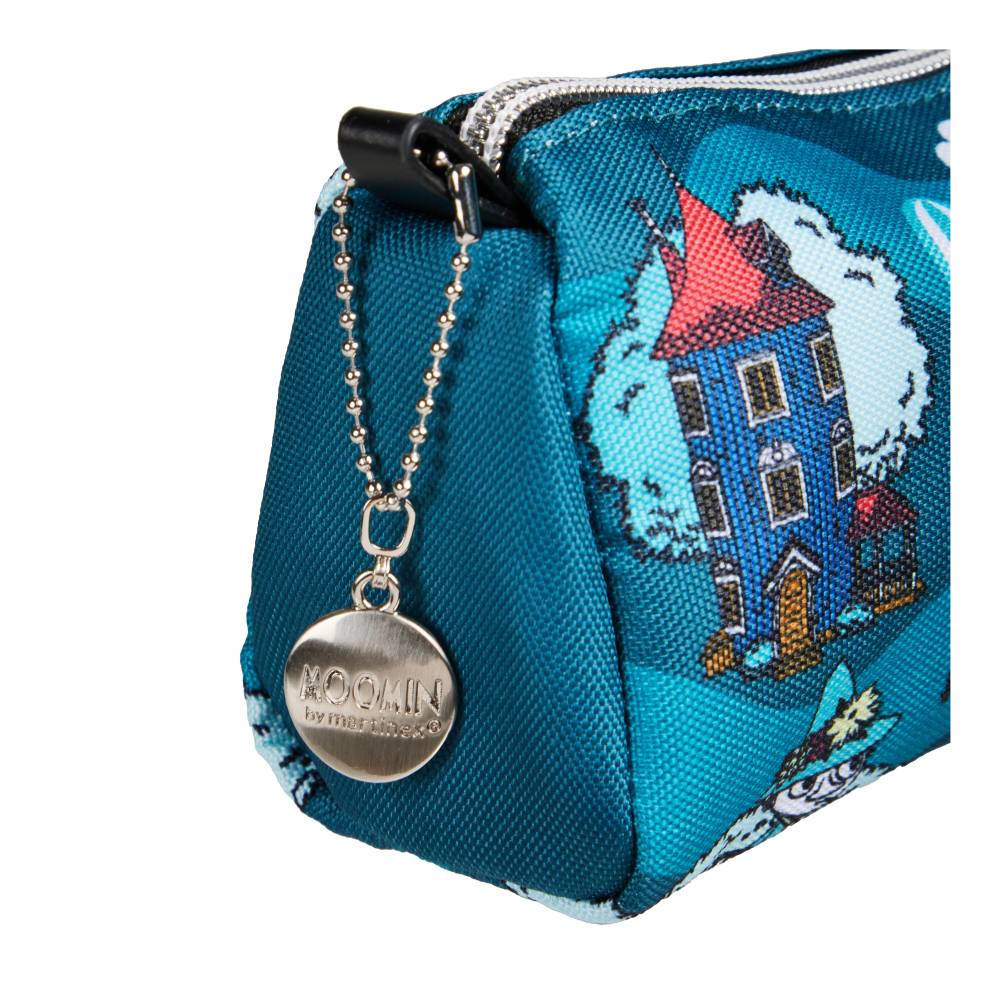 Moomin Home Yard Pencil Case Teal