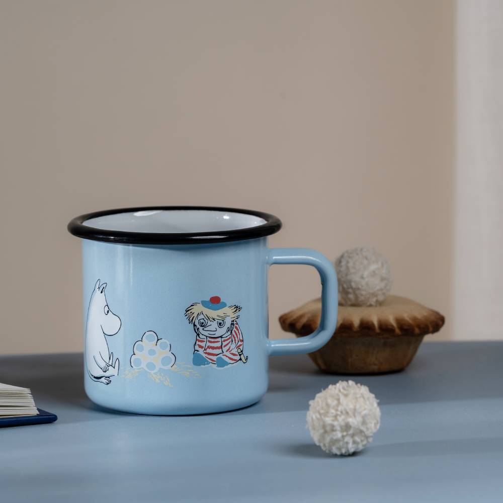 Moomin Enamel Mug 3.7 dl Dreamy Winter