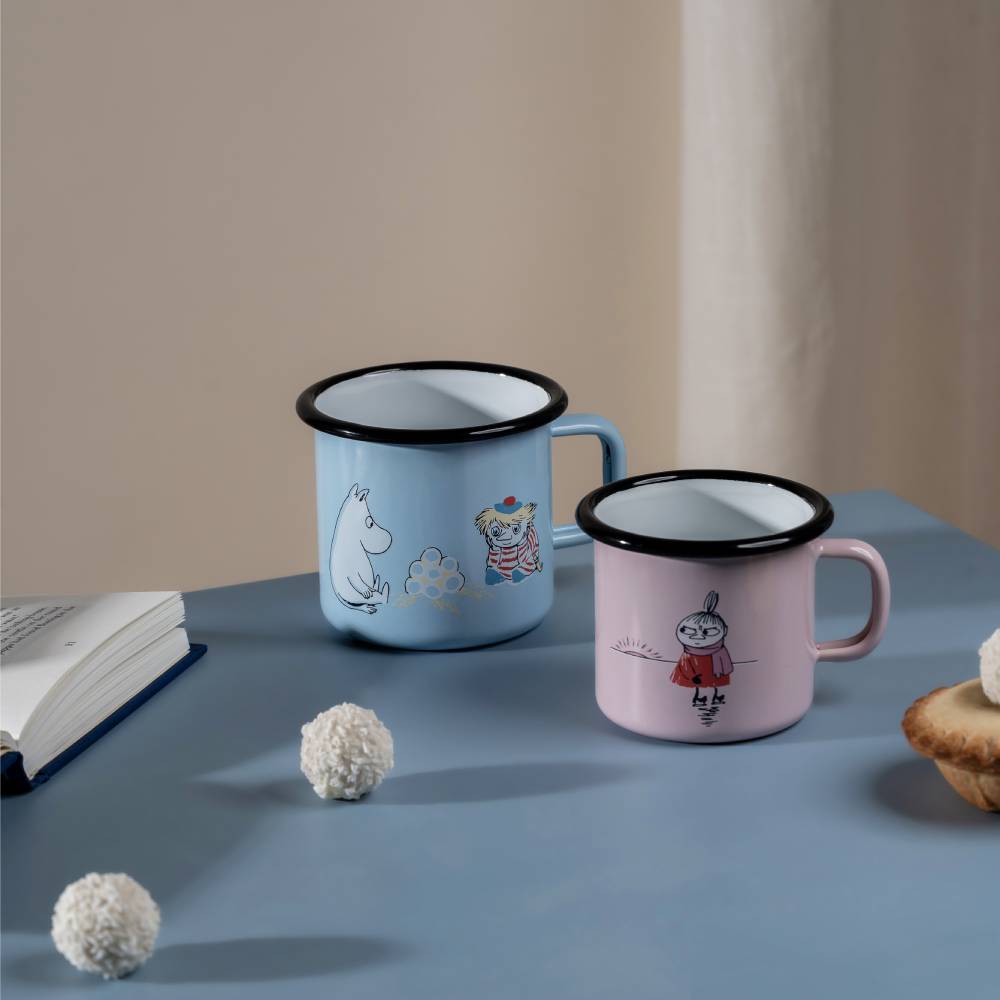 Moomin Enamel Mug 3.7 dl Dreamy Winter