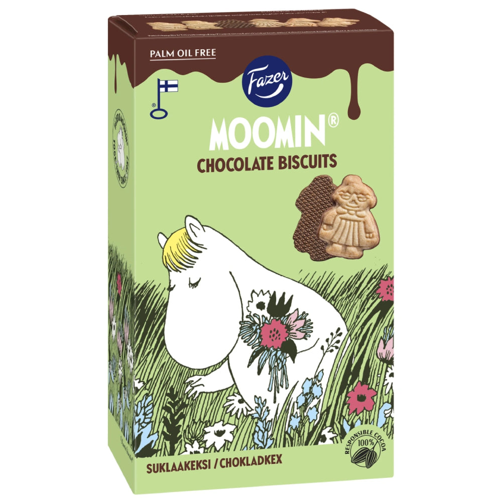 Moomin Chocolate Biscuits by Fazer