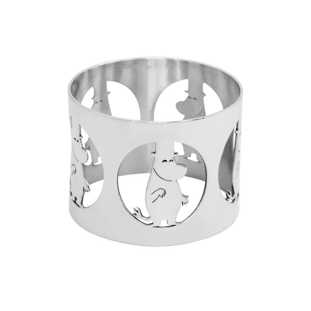 Moomin 80 Moominpappa Napkin Rings nickel-plated brass - Hilke