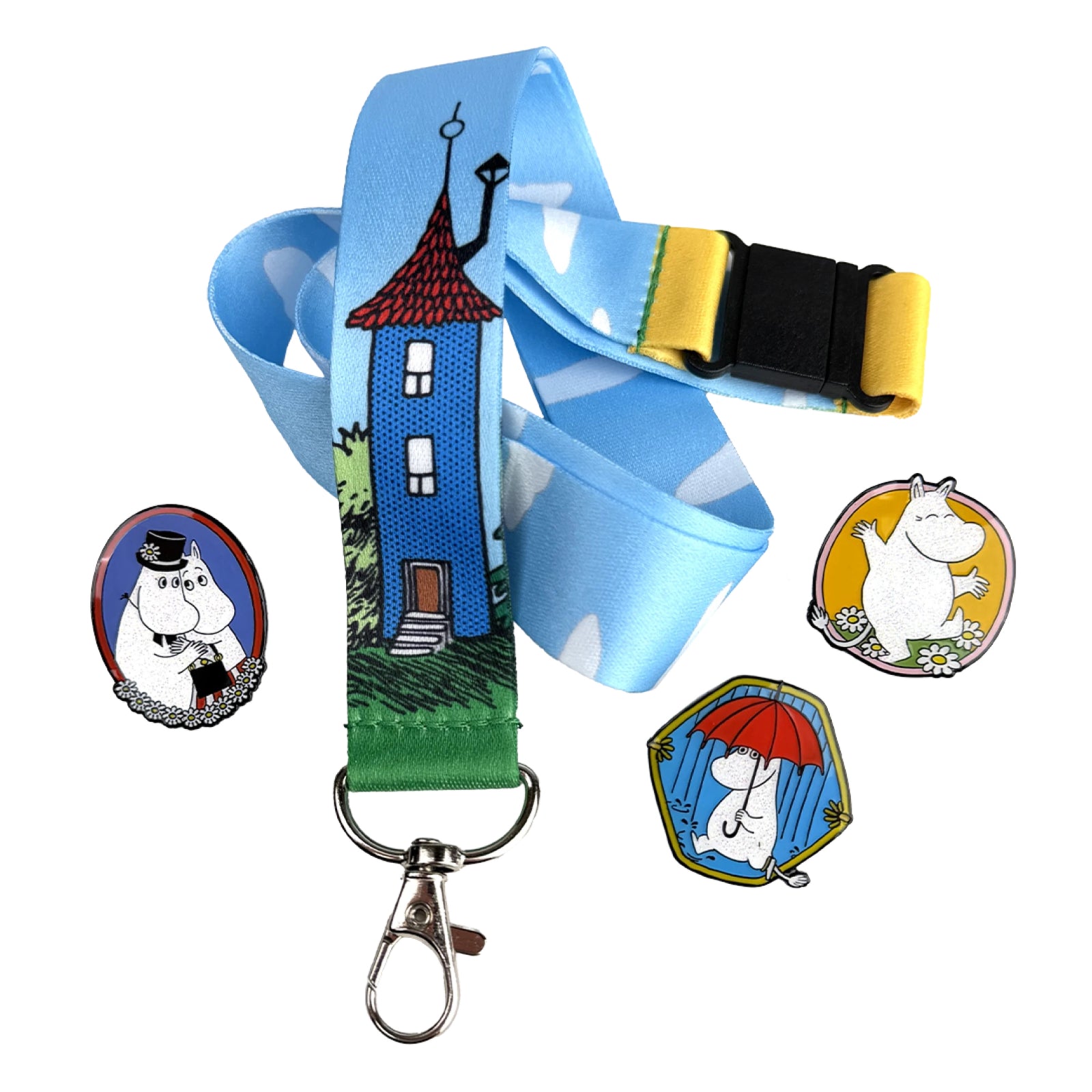 Moomin Lanyard And Pins Set
