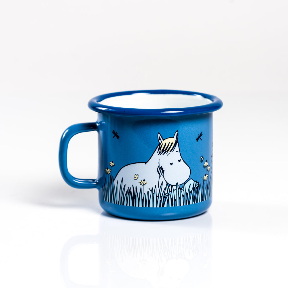 Moomin Enamel Mug 2.5 dl In The Garden Friends