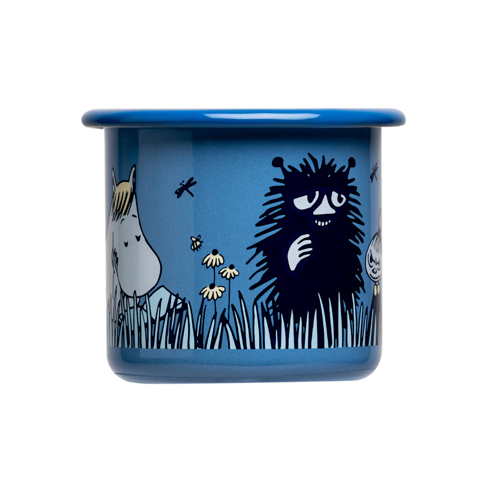 Moomin Enamel Mug 2.5 dl In The Garden Friends