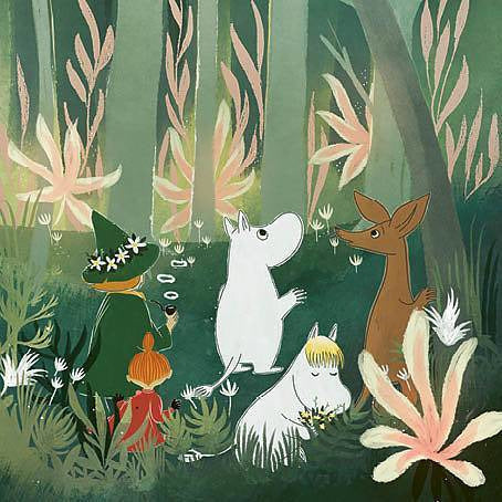 Greeting Card Enchanted Forest - .