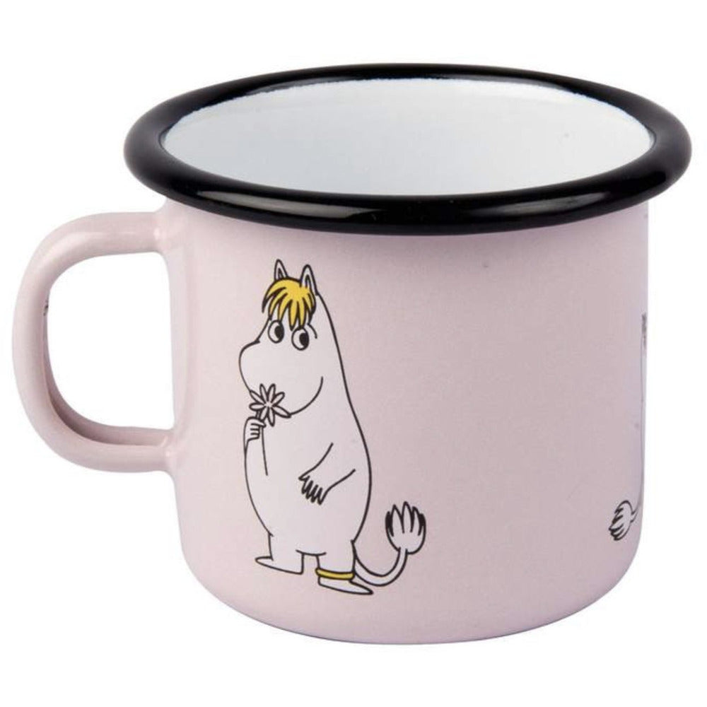 Moomin Enamel Mug 2.5 dl Snorkmaiden Light Pink - .