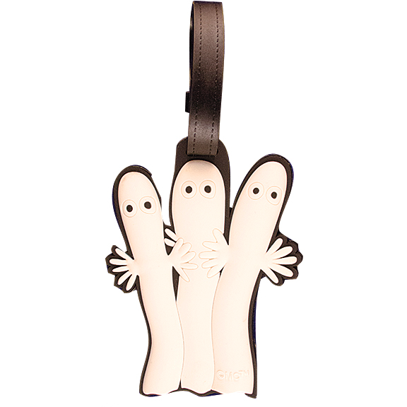 Moomin Luggage Tag Hattifatteners - .