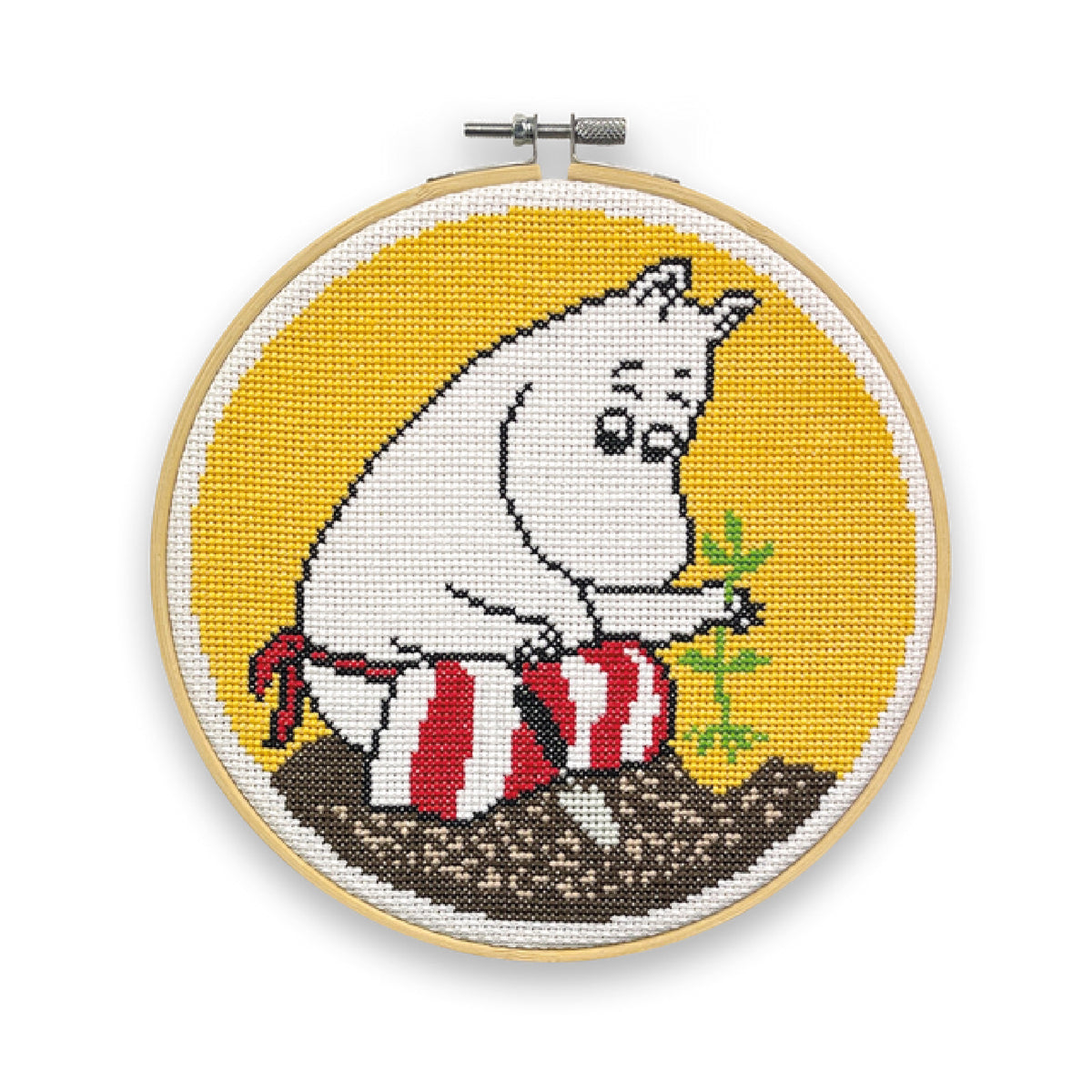 Moomin Cross Stitch Kit Moominmamma Planting