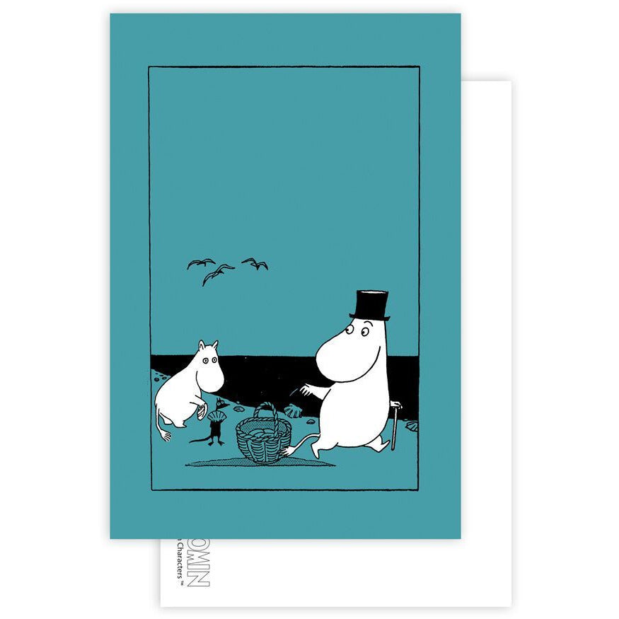 Postcard Moomintroll And Moominpappa - .