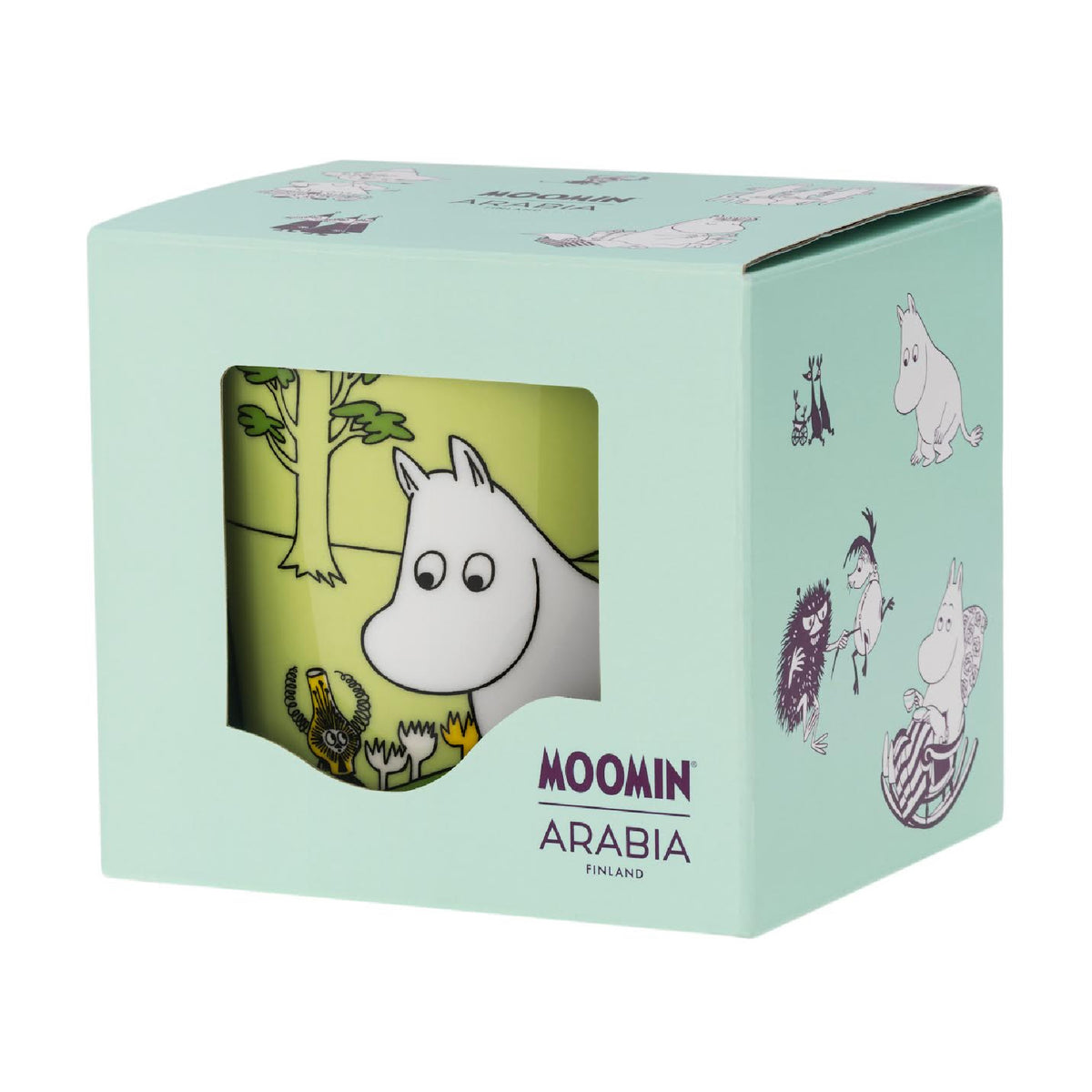 Moomin 80 Boxed Mug Moomintroll Grass Green 0.3 L