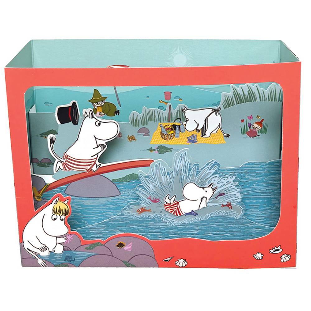 Moomin Beach Theatre Card 3D - The Official Moomin Shop