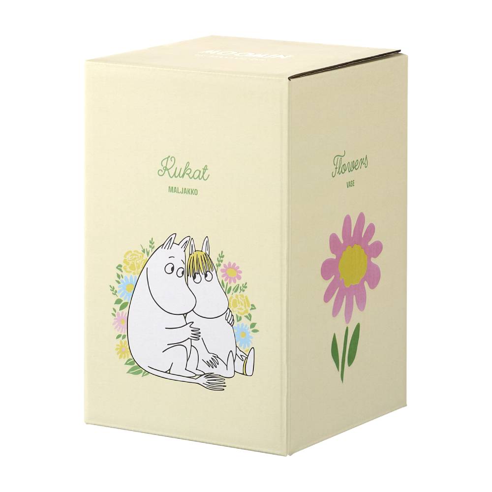 Moomin Flowers Vase White 19 cm