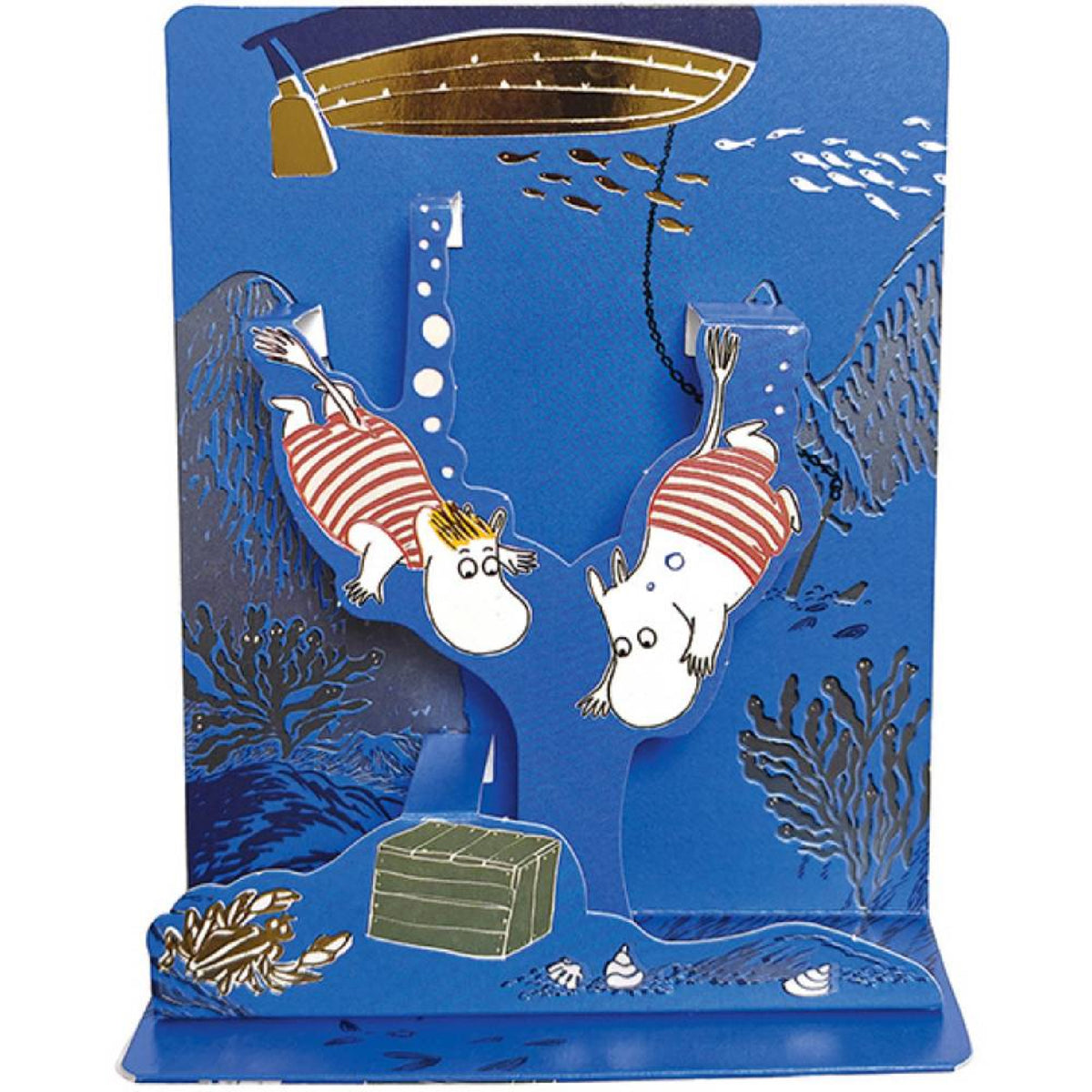 Moomin Dive Les Pop 3D Card