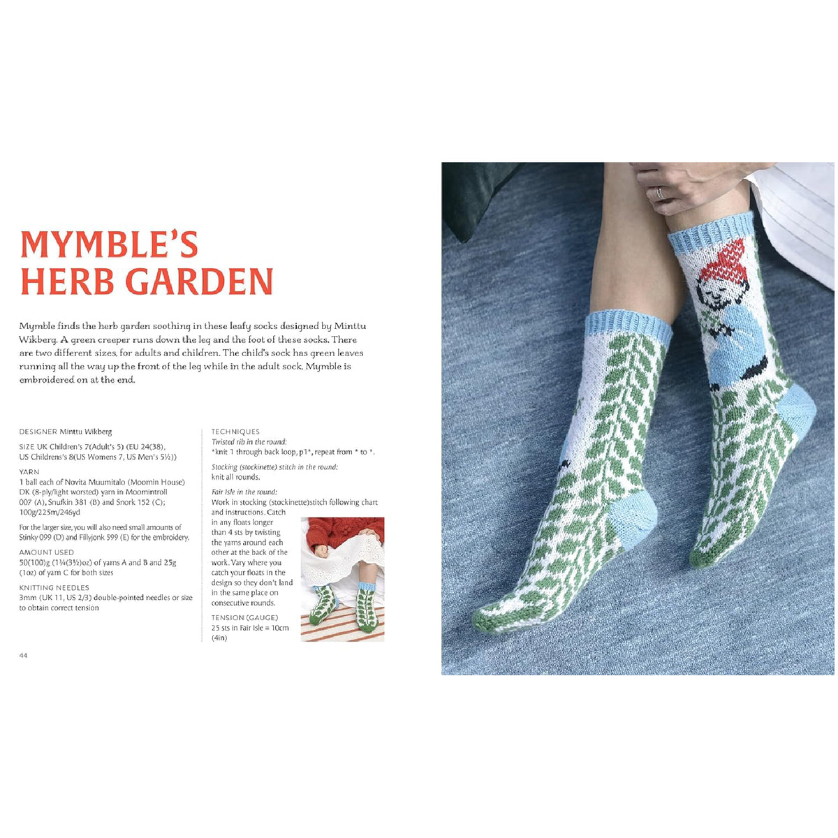 Knitted Moomin Socks book by Linda Permanto