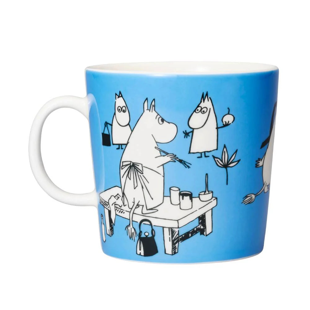 Moomin Blue & Yellow Mugs 0.4 L Bundle