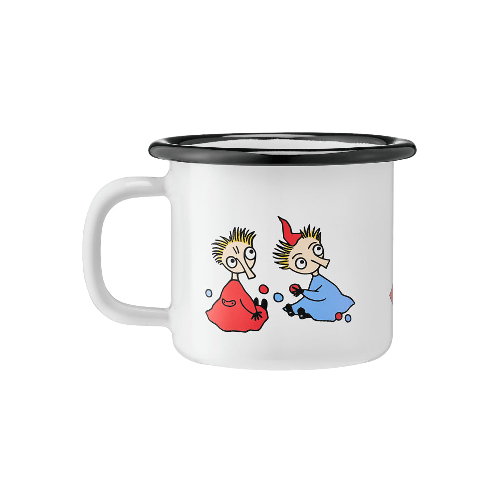 Moomin Enamel Mug 1.5 dl Thingumy and Bob Espresso Size