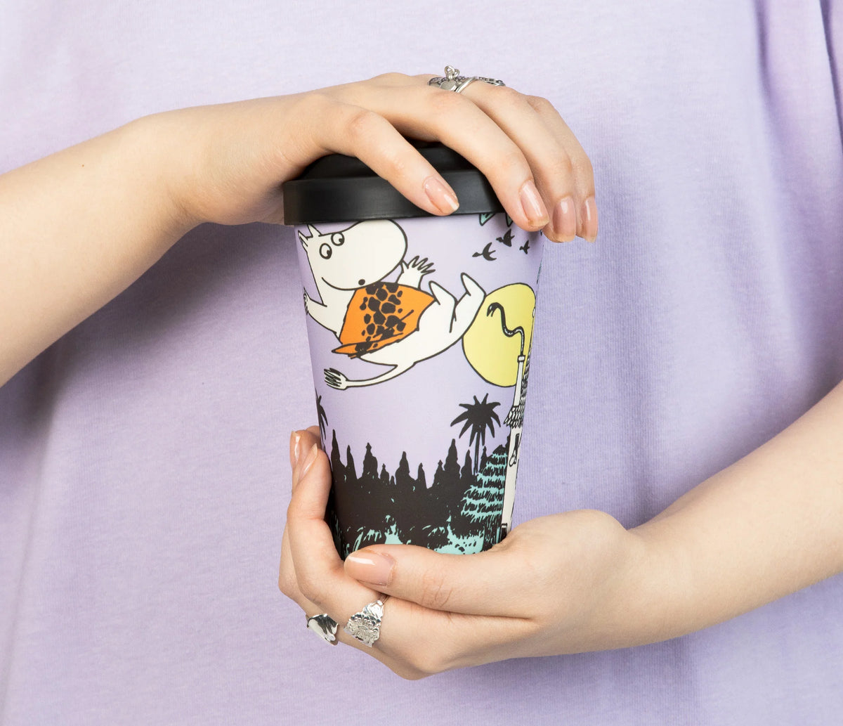 Take Away Mug Moomin Jungle Lilac