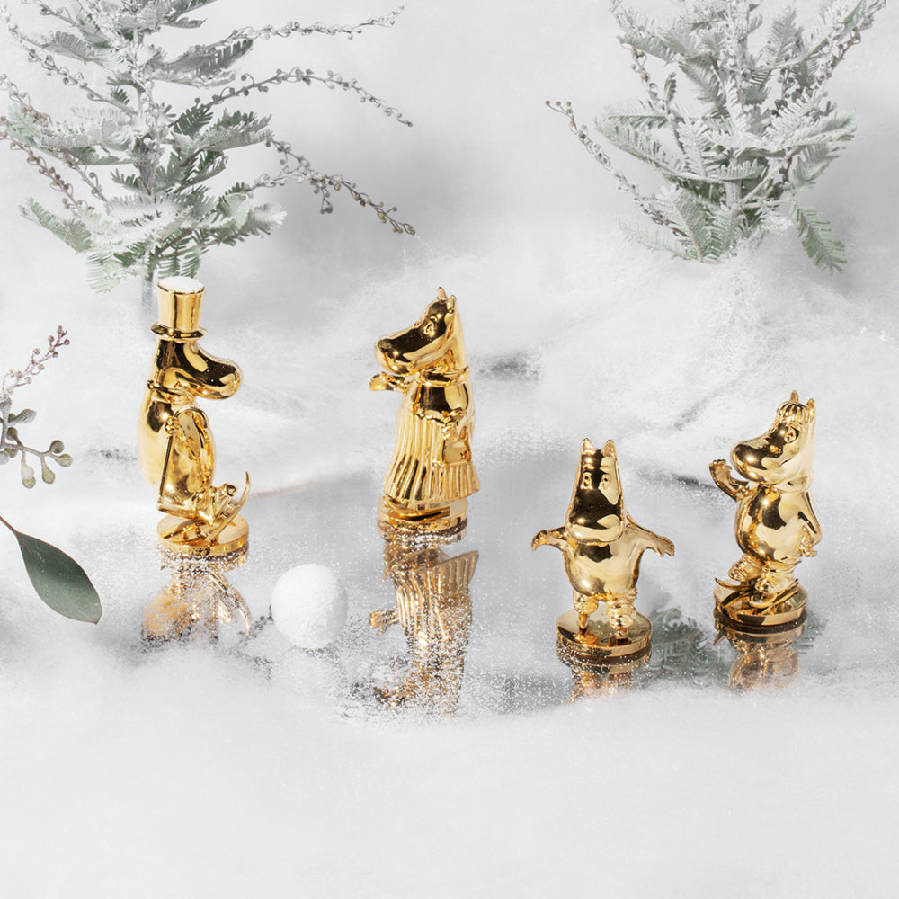 Ice Skating Moominmamma Figurine - Skultuna