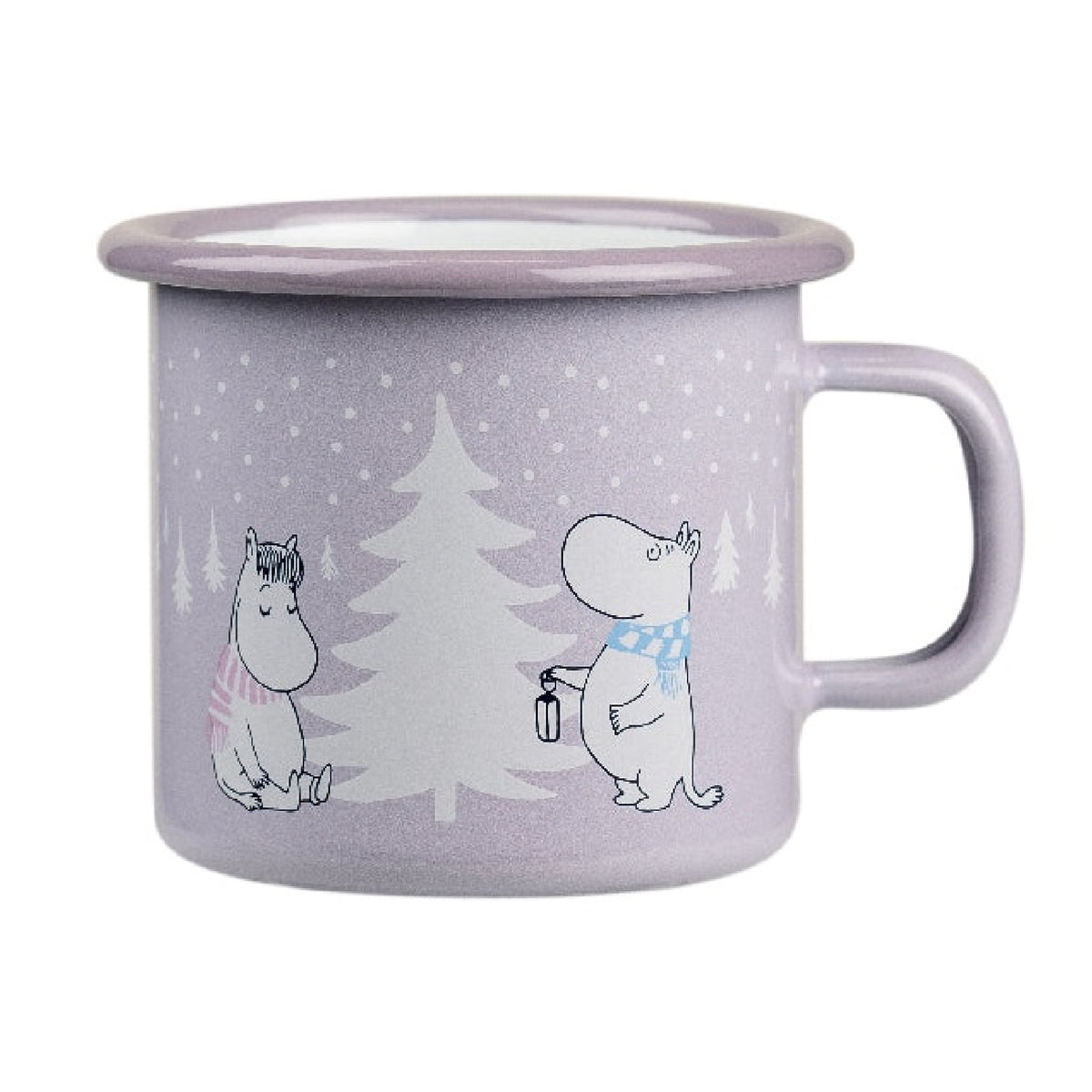 Moomin Enamel Mug 2.5 dl Snowfall