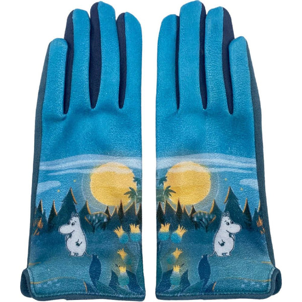 Moomin Stripy Fingerless Gloves