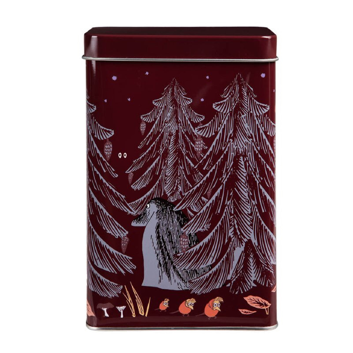 Primeval Forest Coffee Tin Red
