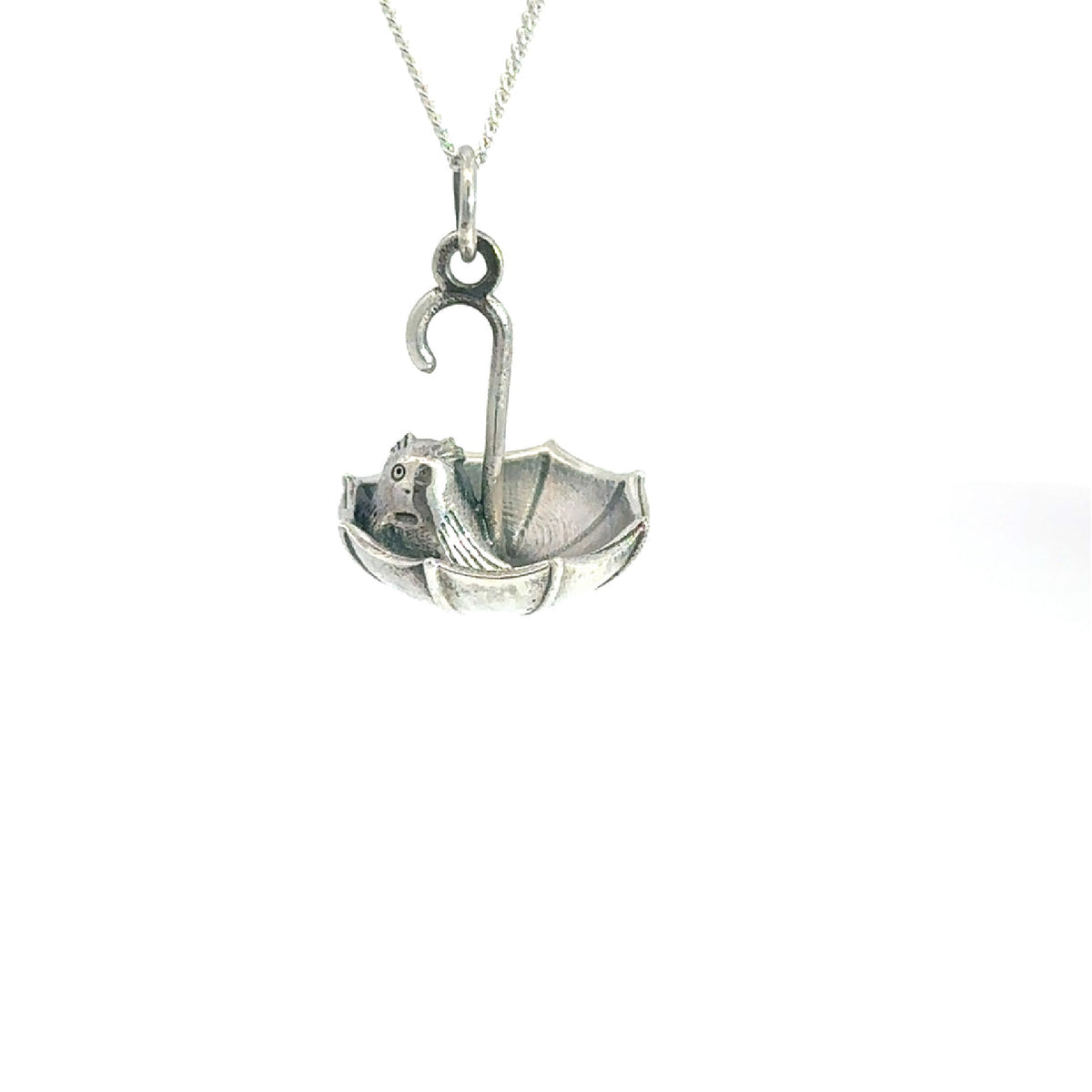 Nibling Umbrella Necklace (Sterling Silver)