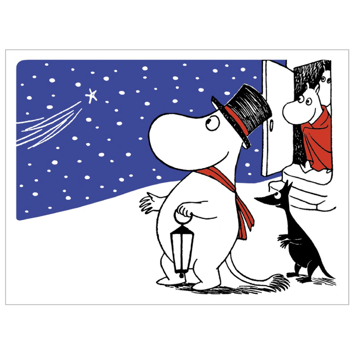 Moominpappa Shooting Star Greeting Card