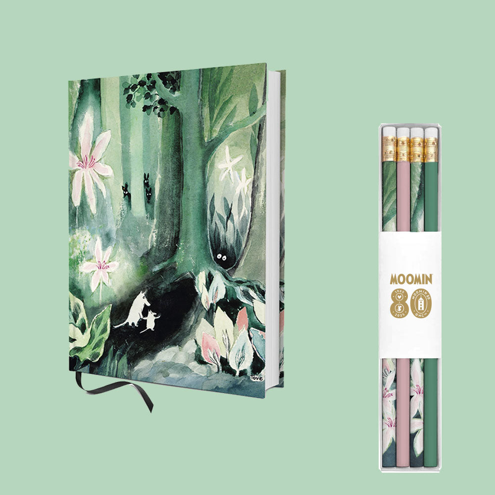 Moomin Great Flood Notebook A5 & Pencils Bundle