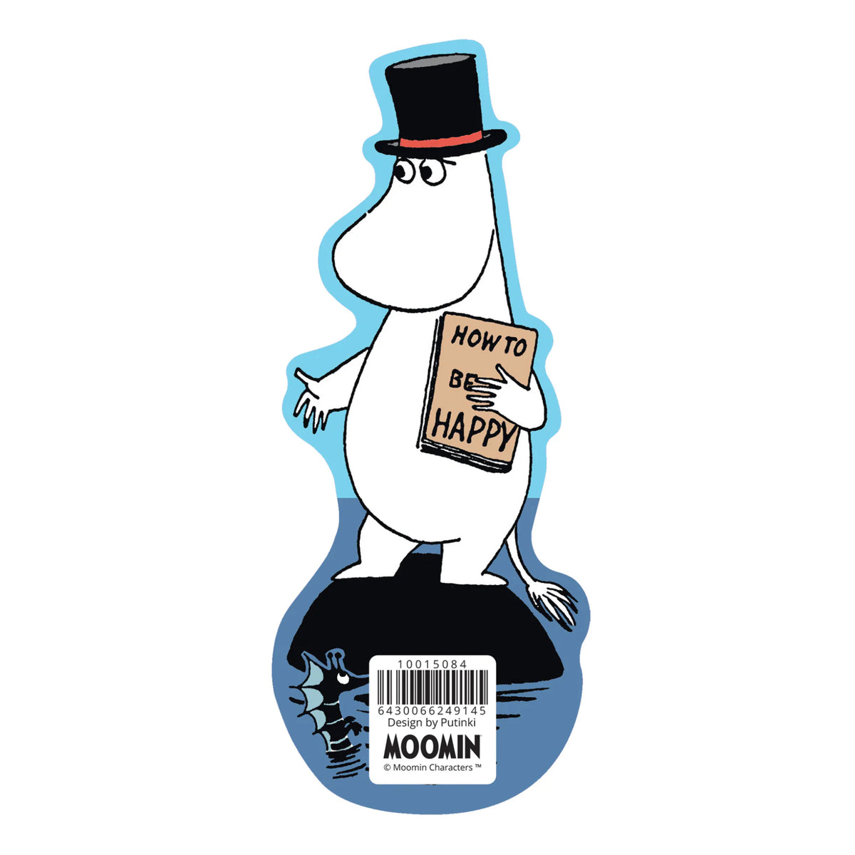Bookmark Moominpappa Reading