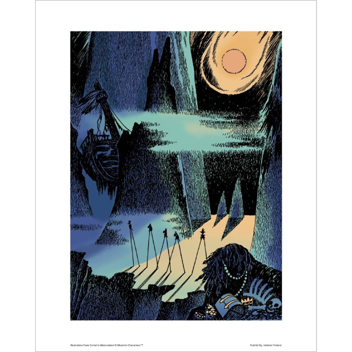 Moomin Poster Comet In Moominland Small