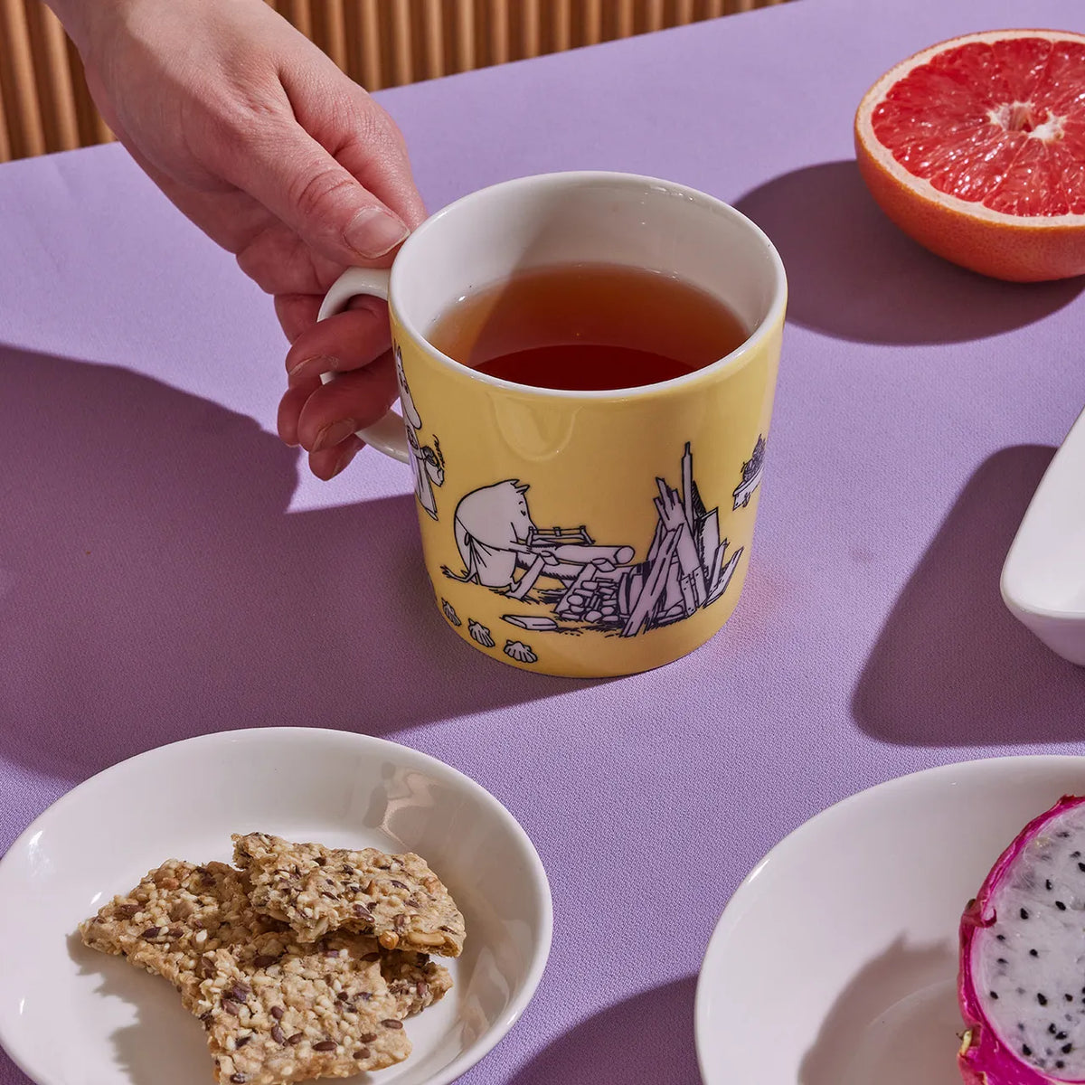 Moomin Blue & Yellow Mugs 0.4 L Bundle