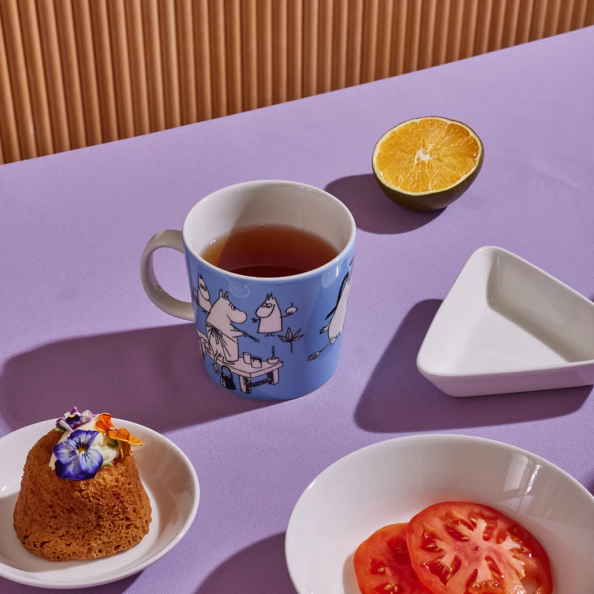 Moomin Blue & Yellow Mugs 0.4 L Bundle