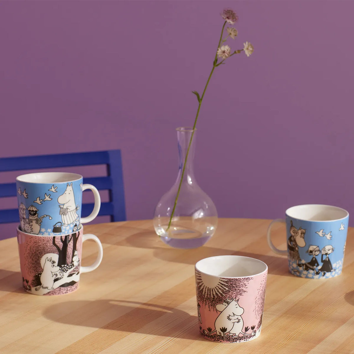 Moomin Peace &amp; Love Mugs 0.4 L Bundle - Moomin Arabia