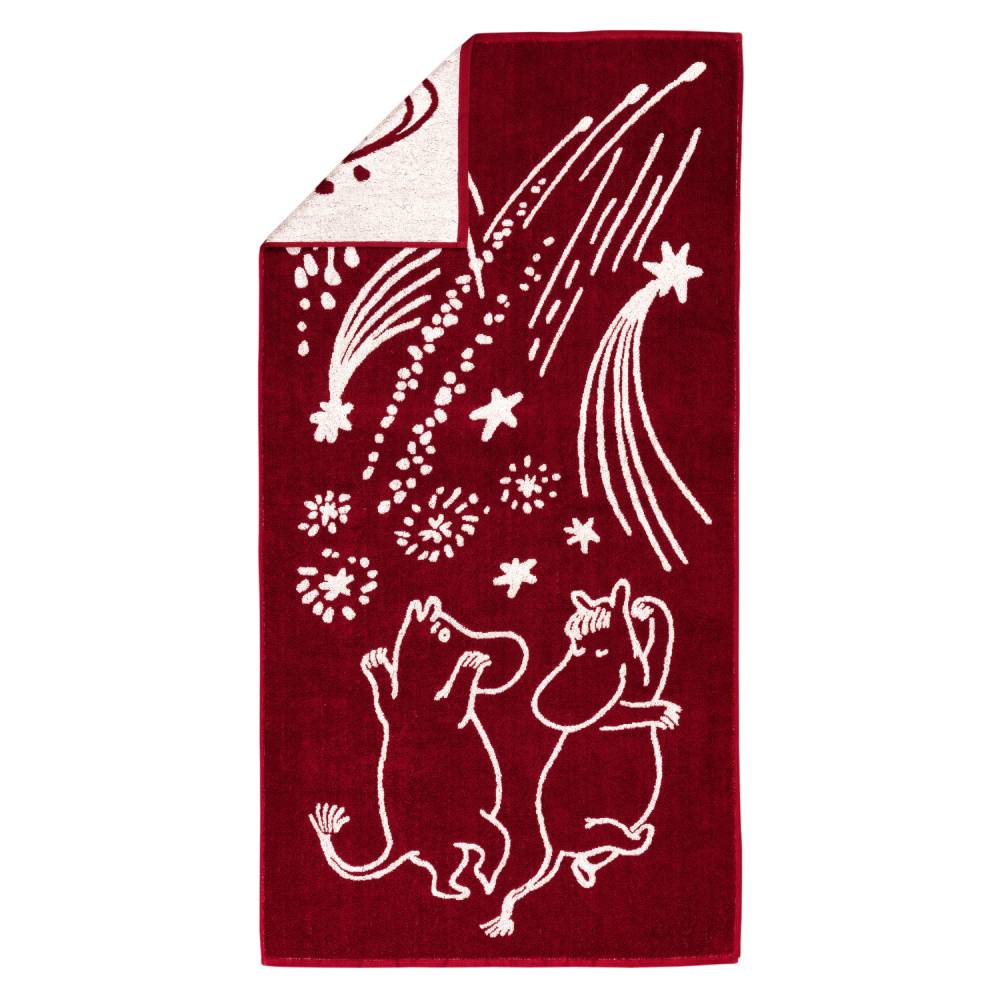 Moomin Festive Moments Bath Towel 70x140cm - The Official Moomin Shop