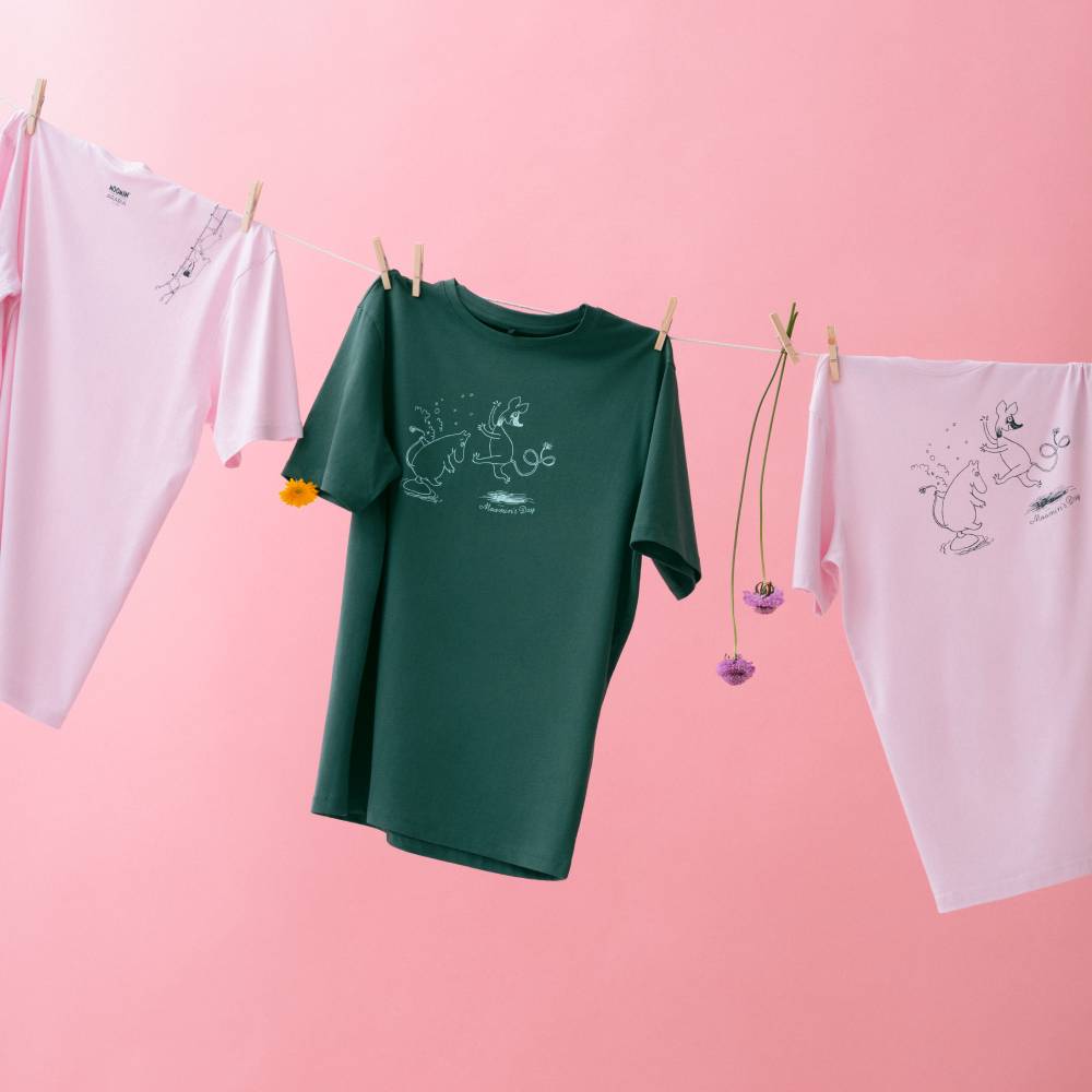 Moomin&#39;s Day T-shirt Pink